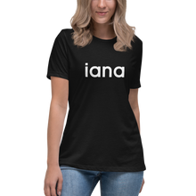 Load image into Gallery viewer, Women&#39;s Relaxed T-Shirt: iana = I Am Not Alone